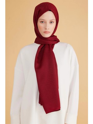Belli Fresh Dalgalı Desen Bordo Veyra Şal 1 - 247800