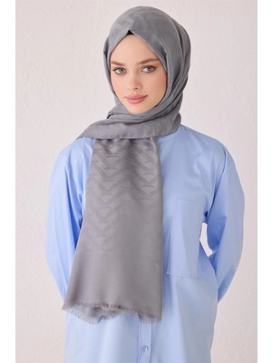 Belli Fresh Geometrik Desen Gri Açelya Şal 3 - 577