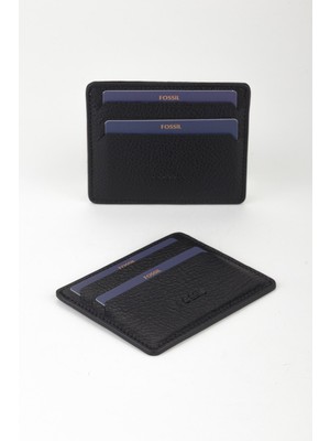 Fossil Hakiki Deri Kutulu Unisex El Portföyü Cüzdan Siyah Kalite ve Uzun Ömürlü Kullanım