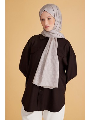 Belli Fresh Monogram Vizon Şal 1