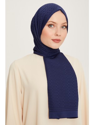 Belli Fresh Green Lacivert Şal 3