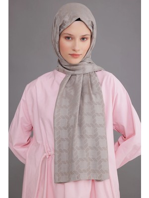 Belli Fresh Zincir Halka Desen Vizon Luna Şal 3 - 241826
