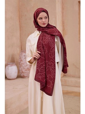 Belli Fresh Modal Bordo Şal 1