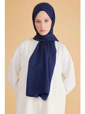 Belli Fresh Geometrik Desen Lacivert Veyra Şal 4 - 247793