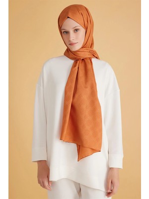 Belli Fresh Monogram Turuncu Şal 2