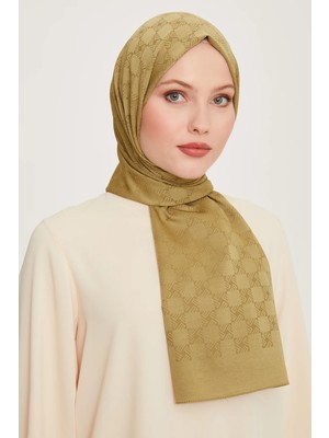 Belli Fresh Green Altın Hardal Şal 1