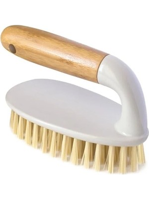 Ulu Pazarlama Doğal Bambu Temizlik Fırçası - Bej Renk