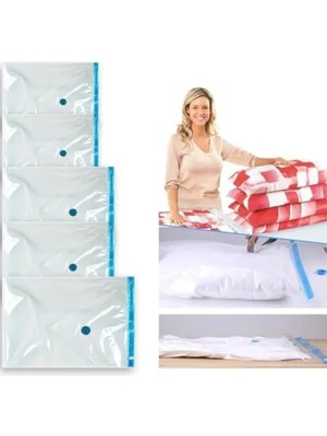 Ulu Pazarlama 5 Parça Vakumlu Hurç Poşet Seti - Çeşitli Boyutlar