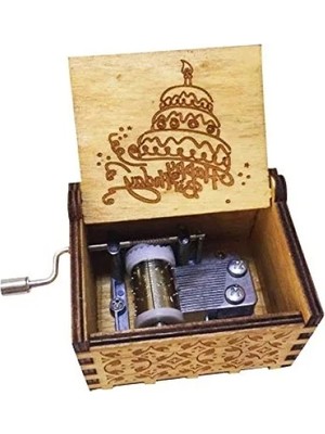 Ulu Pazarlama Ahşap Müzik Kutusu - Iyi Ki Doğdun Teması