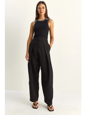 Shade Kadın Hacimli Pensli Pantolon