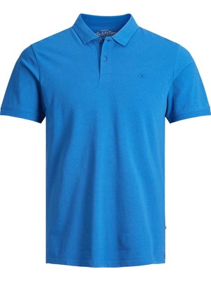Jack & Jones Jack&jones Basic Erkek Mavi Polo Yaka Tişört