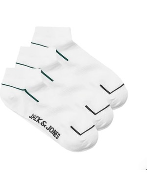Jack & Jones Jack&jones Walter Short Tennis 3' Lü Erkek Beyaz Çorap