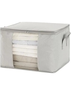 Ulu Pazarlama Orta Boy Gri Balıksırtı Hurç (45 x 40 x 30 Cm)