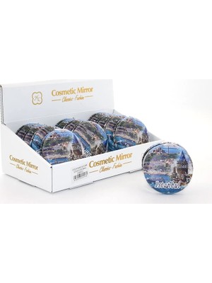 Freedom Storee Taşlı Istanbul Tasarımı El Aynası Kalın ALK2488