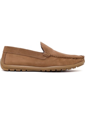 Derimod Erkek Vizon Süet Deri Loafer 26SFD680610