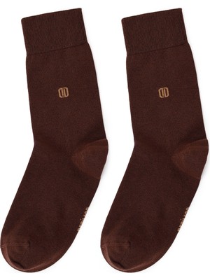 Derimod Erkek Kahverengi Pamuklu Çorap 000A2C35196F