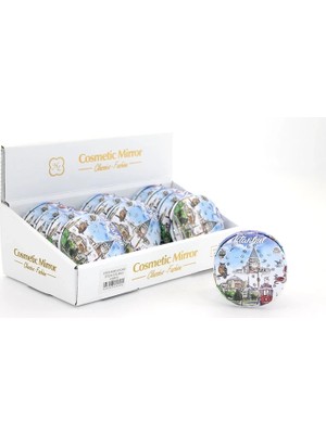 Freedom Storee Taşlı Istanbul Tasarımı El Aynası Kalın ALK2492