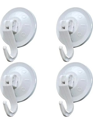 Ulu Pazarlama Vantuzlu Askı Seti - 4'lü Delme Gerektirmeyen Duvar Askısı