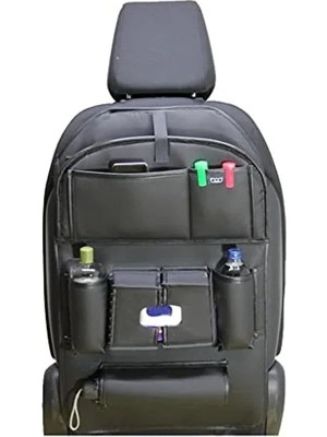 Ulu Pazarlama Siyah Oto Koltuk Arkası Koruyucu, Eşya Düzenleyici Organizer