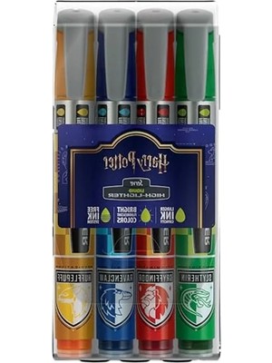Ulu Pazarlama Dört Renkli Dolma Kalem Seti, Harry Potter Temalı