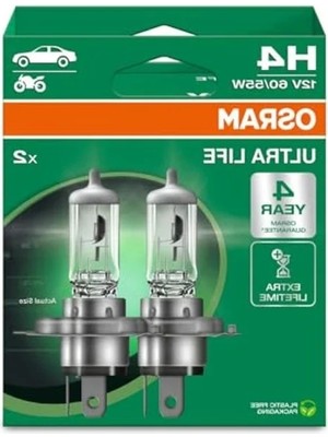 Ulu Pazarlama H4 60/55W 12V Ampul Ultralife Uzun Süreli Kullanım