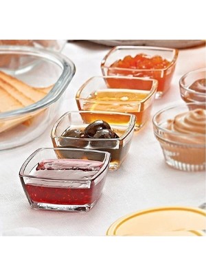 PremiumPort 6'lı Mini Reçellik Kase Seti, Şık ve Kullanışlı Tasarım