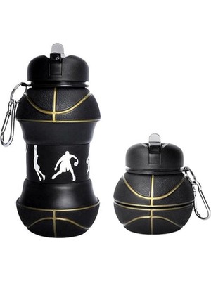 Runaway Basketbol Topu Tasarımlı Akordiyon Su Şişesi