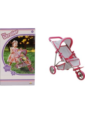 Najmaddin 9614  3 Tekerlekli Pembe Gri Puset -Nessiworld