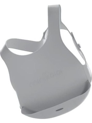 Die Grup Oioi Silikon Mama Önlüğü Powder Grey