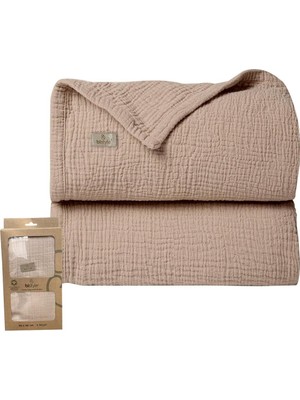 Die Grup Bistyle Müslin Battaniye 120X120 cm 70101 Bej