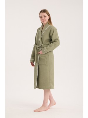 Denizli Concept Unisex Soho Pike Bornoz Yeşil