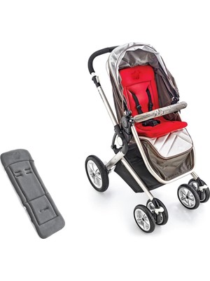 Die Grup Babyjem Bebek Arabası Puset Minderi 346 Gri