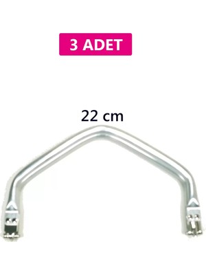 Beta Moda Hub Gizli Metal Çanta Bursu – 3 Adet - 22 cm - Metal Çanta Aparatı Çanta Aksesuarı
