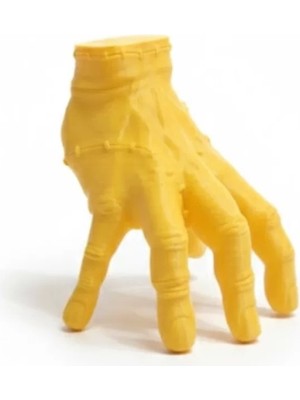 Midas Toptan Home 3D Dekoratif Sarı El Obje 17X16 cm Şık ve Dikkat Çekici Tasarım