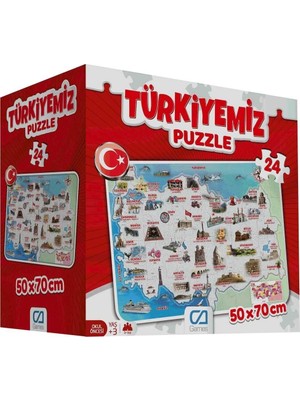 Die Grup Games Türkiyemiz Puzzle 24 Parça 5079