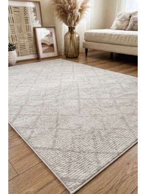 Melaris Halı Patrin Modern Dokuma Halı Salon Oturma Odası Mutfak Halısı Sık Dokulu Kalın Halı