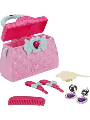 Die Grup Aksesuarlı Makyaj Çantası - BJ1350 - Pembe