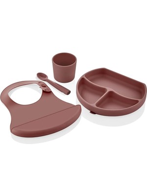 Die Grup Babyjem Silikon Beslenme Seti 728 Mocha