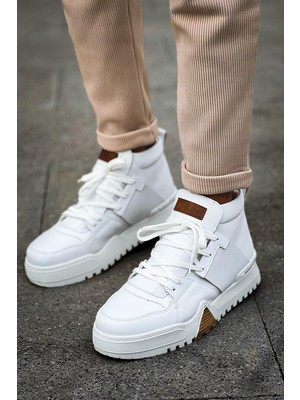 Pms MN057 - Gbz Ghost Line Erkek Bot Beyaz / Beyaz