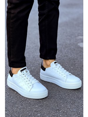 Pms MN983 - Cbt Tennis Erkek Ayakkabı Beyaz/sıyah