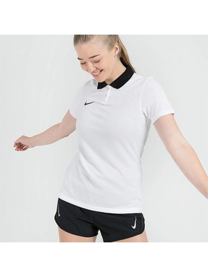 Nike Park 20 Kadın Beyaz Klasik Yaka Polo Tişört