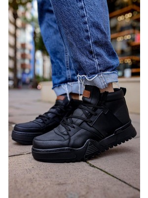 Pms MN057 - Gsst Ghost Line Erkek Bot Sıyah/sıyah