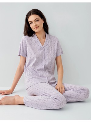 Pms Arnetta 3552-S Kadın Gömlek Pijama Takım