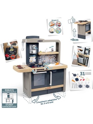 Die Grup 760031208 Smoby Tefal Evolutive Mutfak