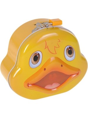 Ksmart Metal Ördek K-0355 Kumbara Renkli Tasarım ile Çocuklar İçin Eğlenceli Para Biriktirme Aracı