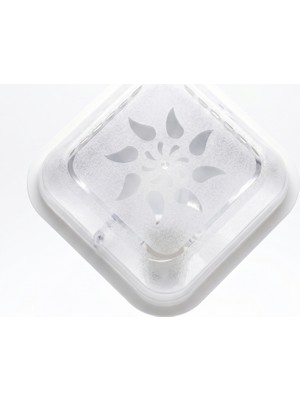 İNWATT 1 Adet Dekoratif Kare Tavan Armatürü Glop Beyaz