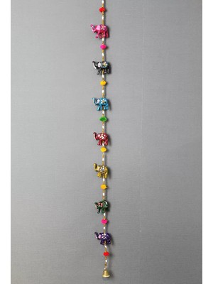 Poebgo Family's 7'li Asmalı Aynalı Fil - Model 1