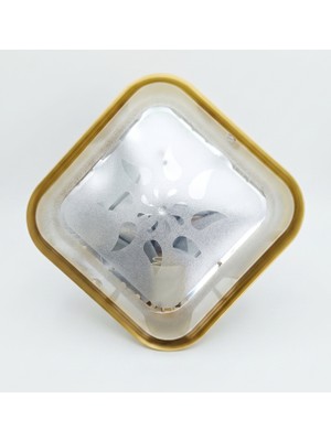 İNWATT 1 Adet Dekoratif Kare Tavan Armatürü Glop Gold