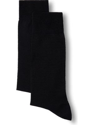 Kiğılı 2'li Pamuklu Likralı Esnek Desenli Ince Çorap Seti