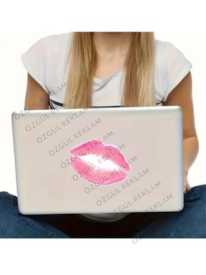 Özgül Reklam Öpücük Dudakları Tampon Sticker Araba Sticker / Motor Sticker / Laptop Sticker